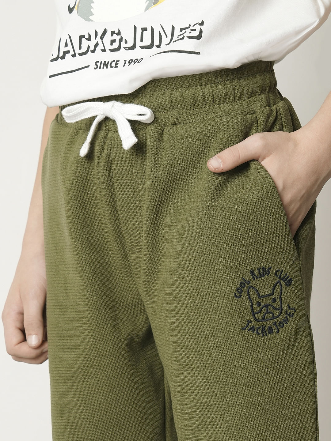 Boys Green Sweatpants