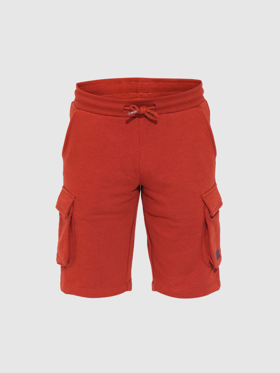Boys Red Patch Pocket Shorts