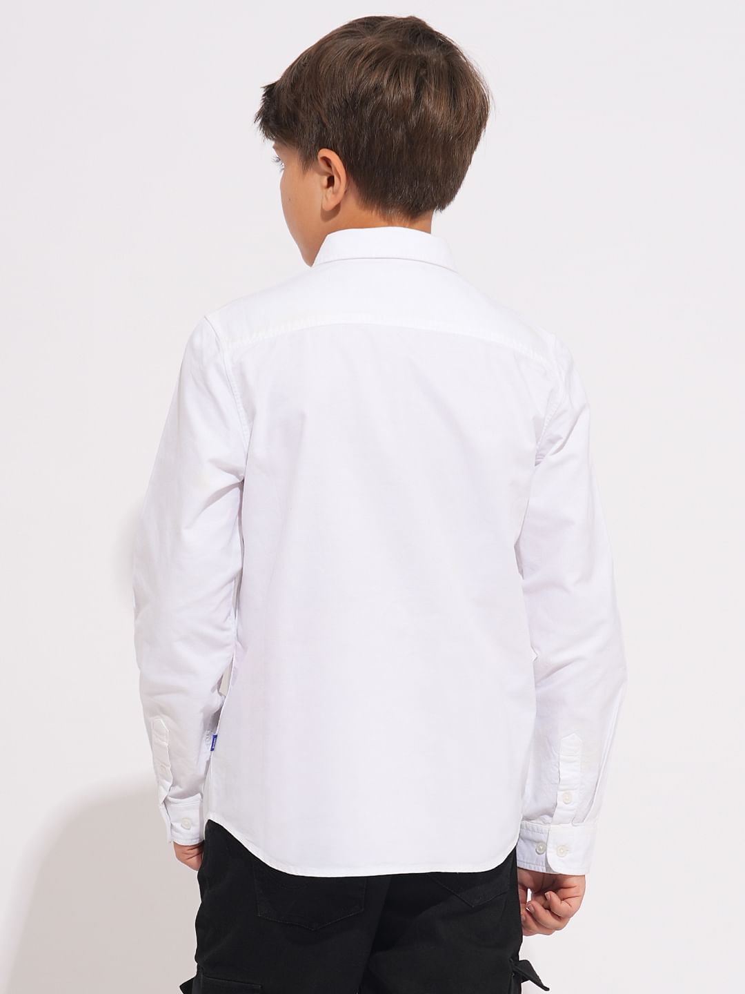 Boys White Oxford Cotton Shirt