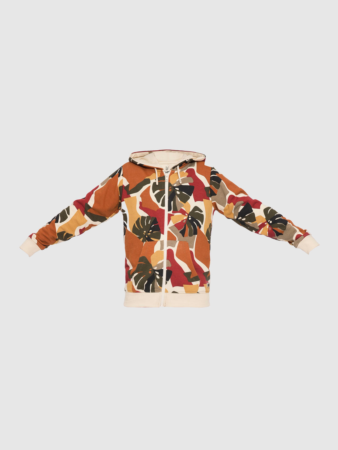 Boys Brown Camo Print Co-ord Set Sweatshirt