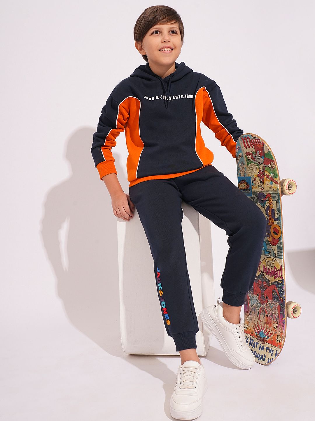 Navy Blue Co-ord Set Sweatpants