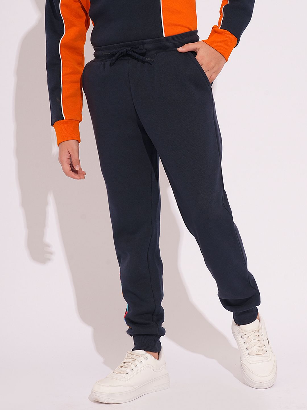 Navy Blue Co-ord Set Sweatpants