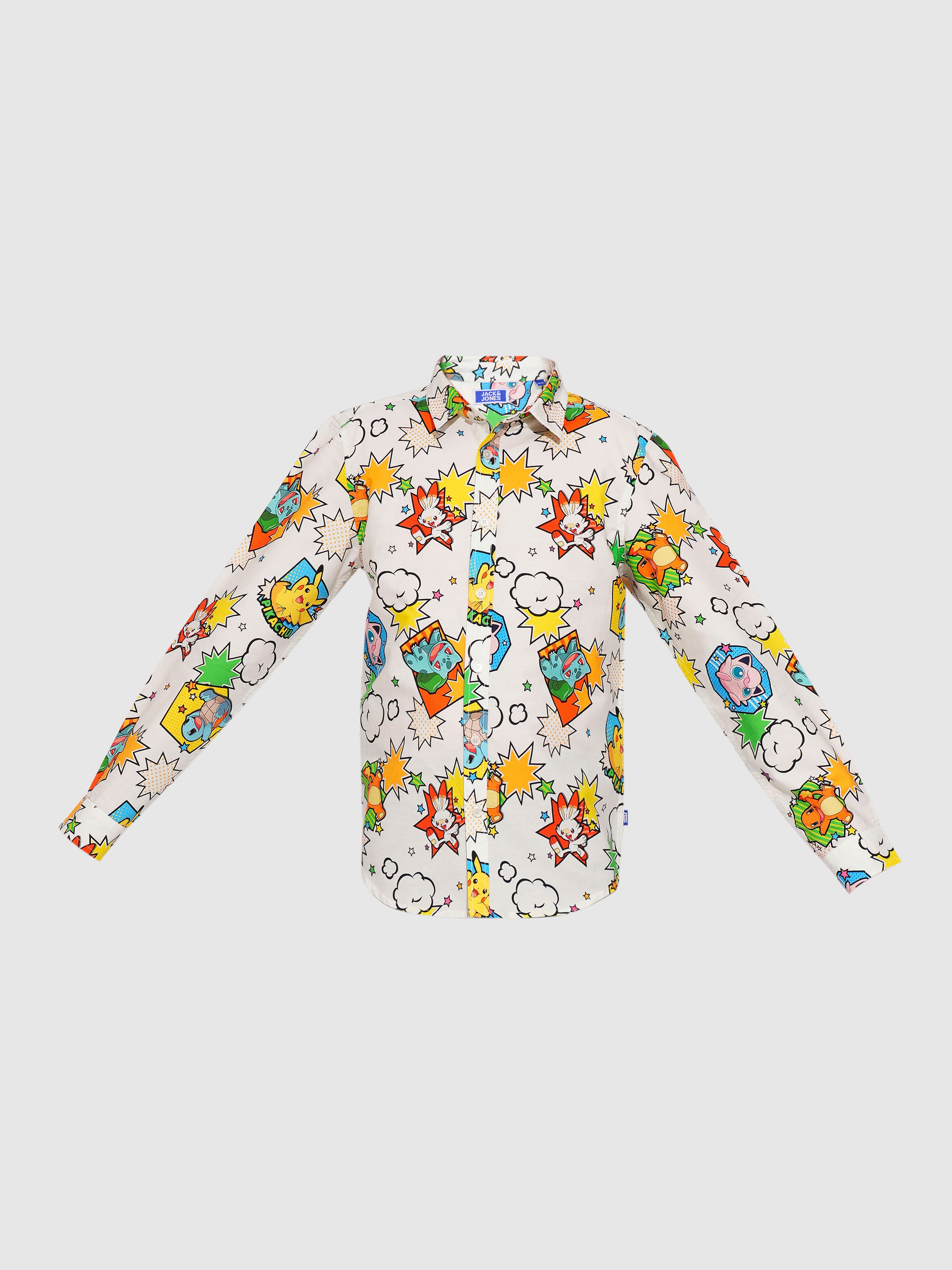 POKEMON Printed Cotton Shirt