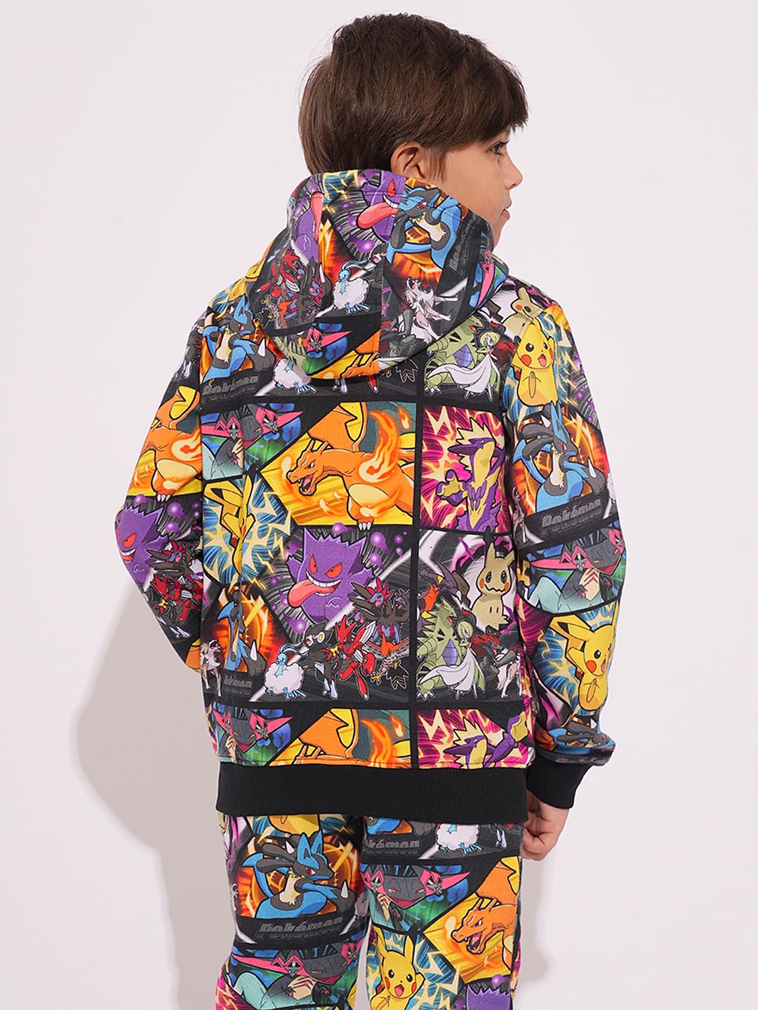 Pokemon Digital Print Hooded Sweatshirt