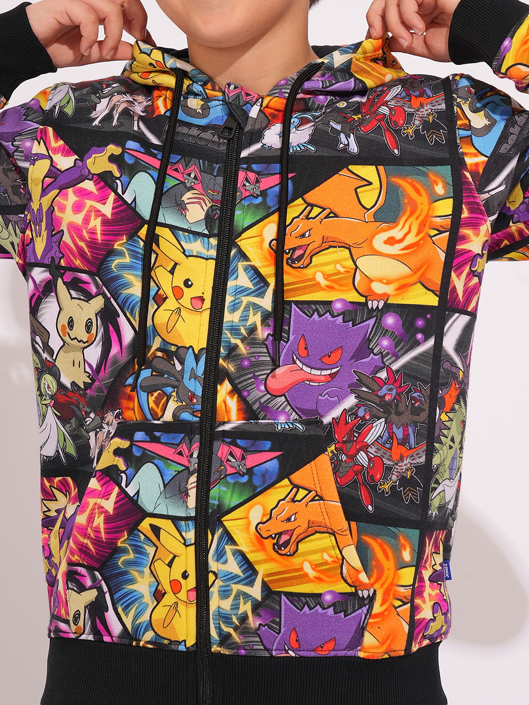 Pokemon Digital Print Hooded Sweatshirt