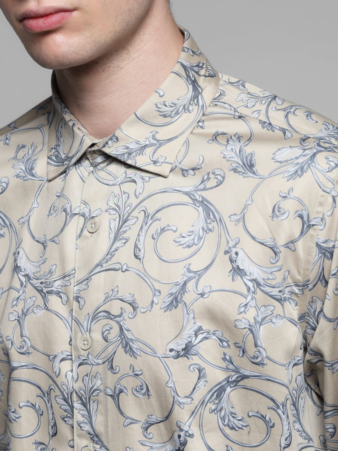 Printed Slim Fit Shirt