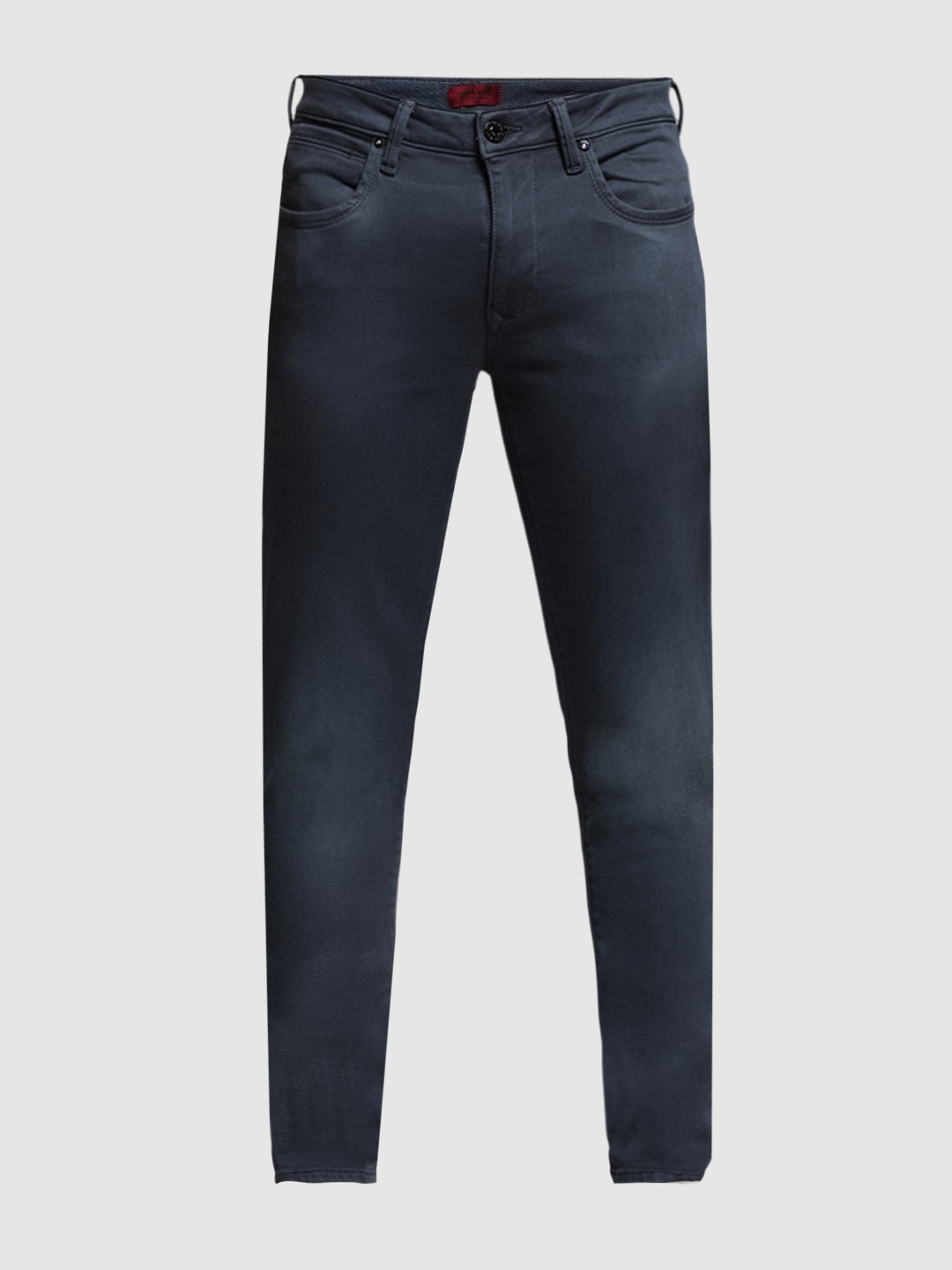 Dark Blue Knitted Glenn Slim Fit Jeans