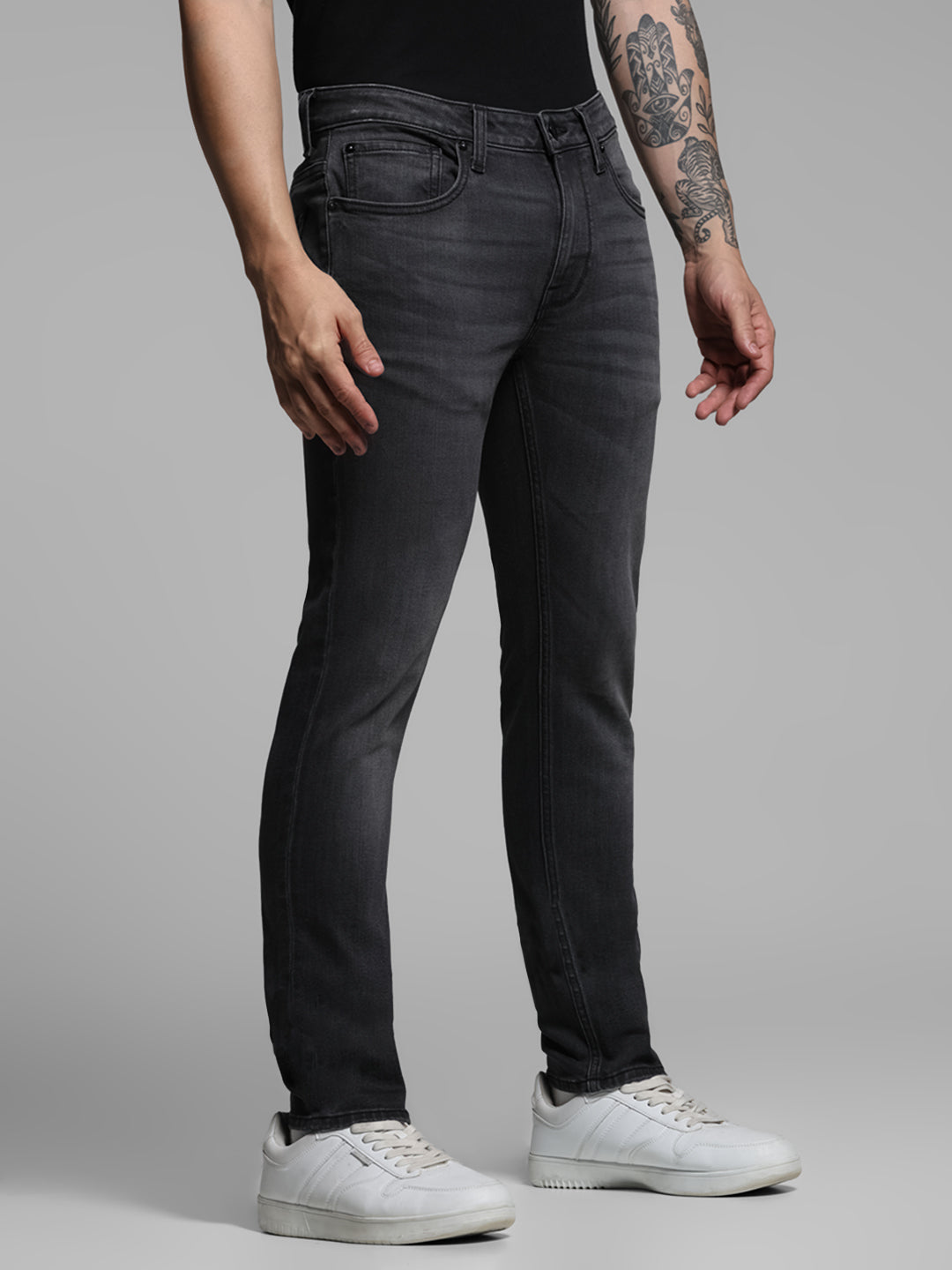 Grey Washed Ben Skinny Jeans
