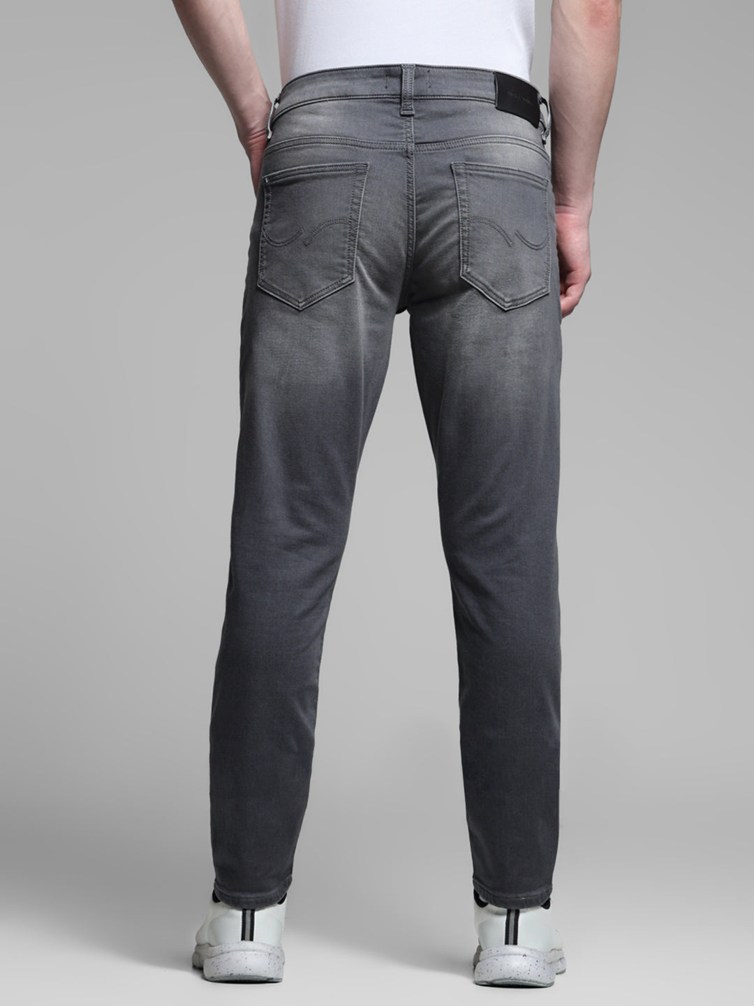 Grey Low Rise Glenn Slim Fit Jeans