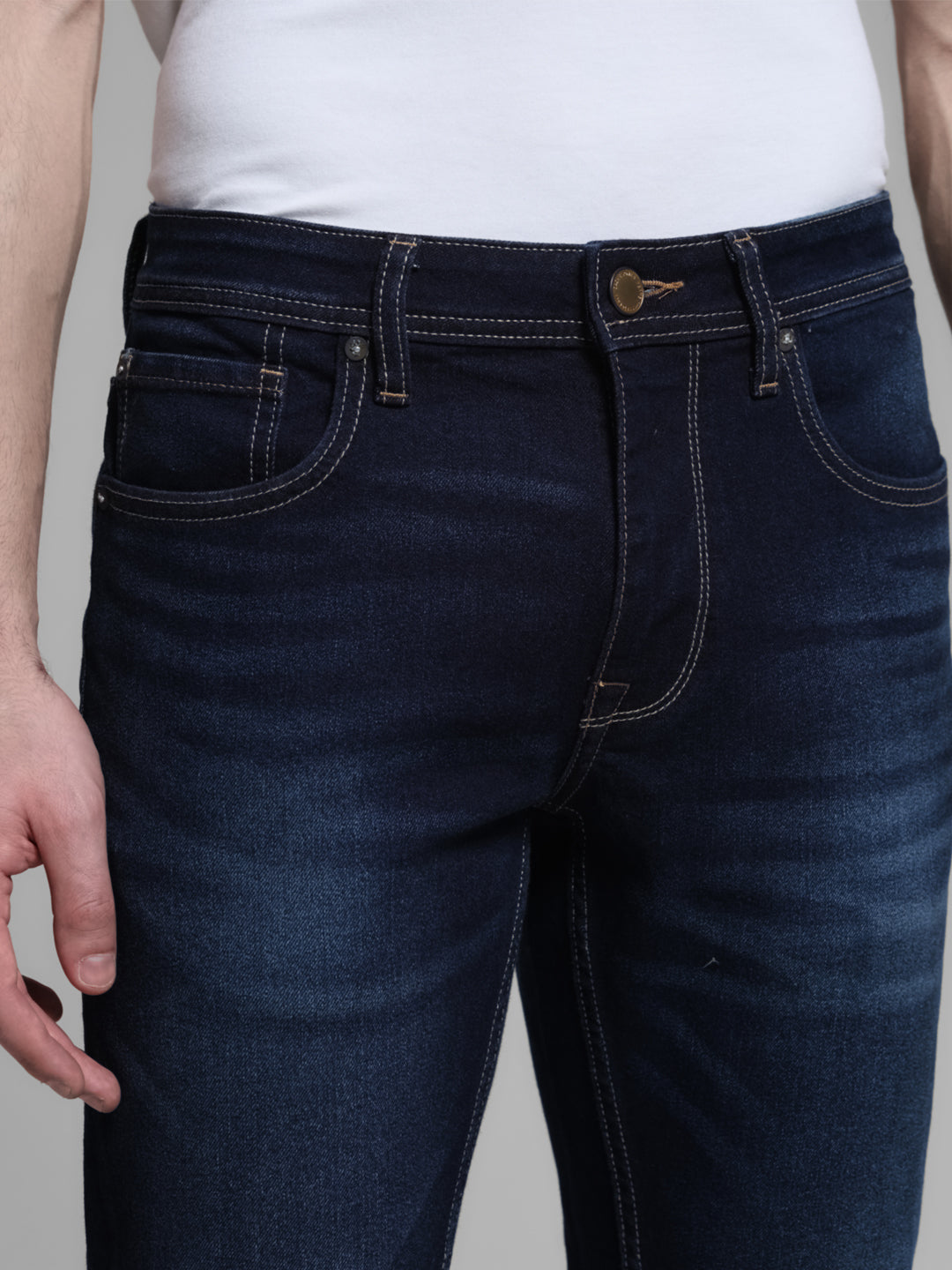 Dark Blue Glenn Slim Fit Jeans