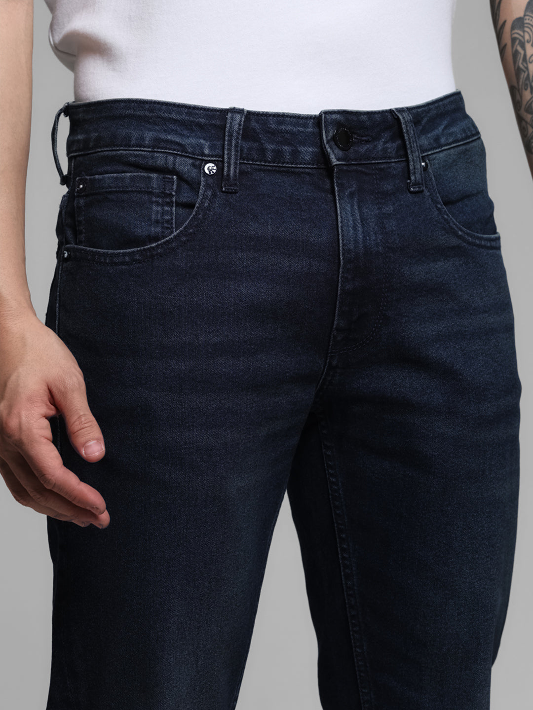 Dark Blue Glenn Slim Fit Jeans