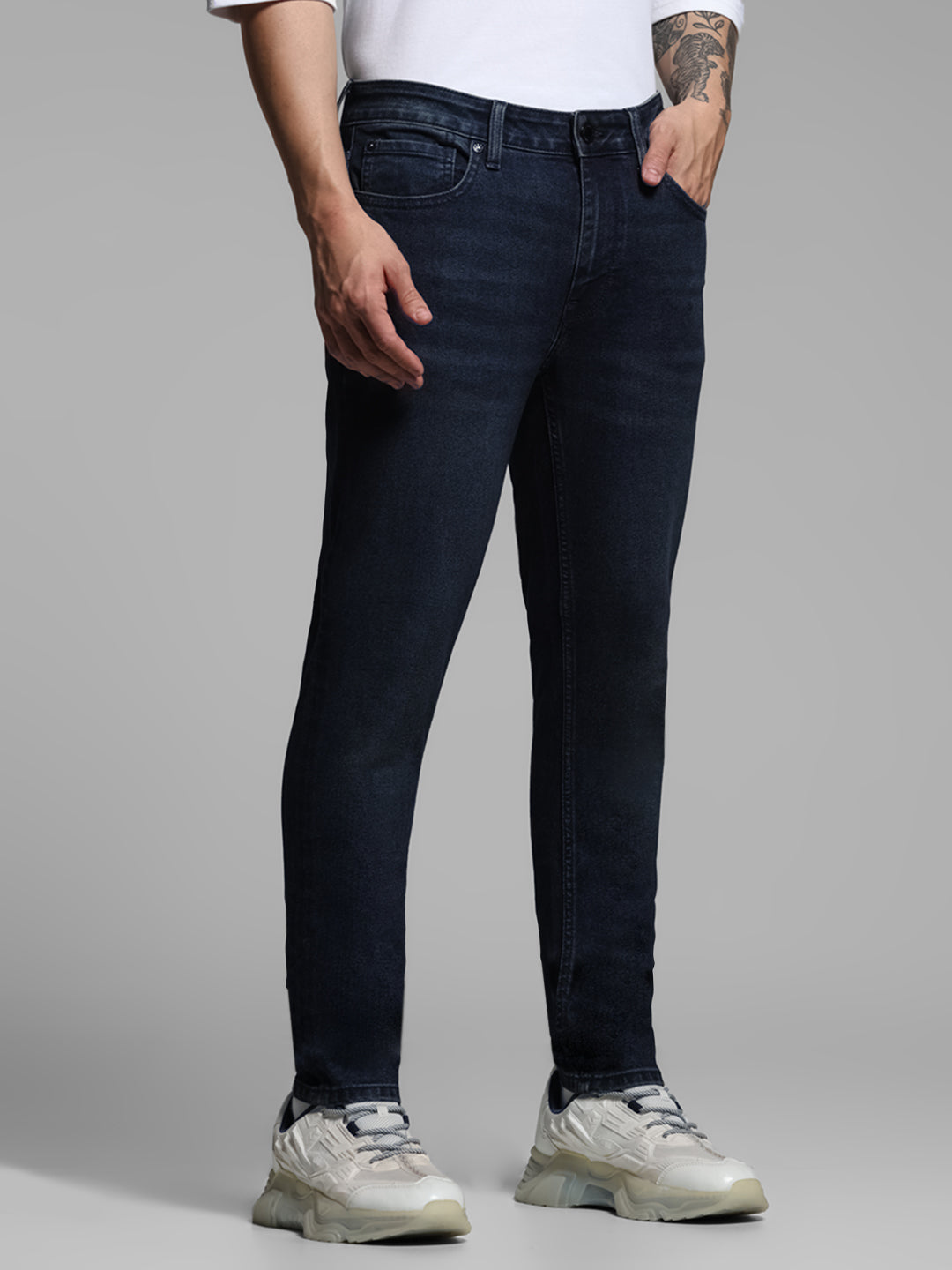 Dark Blue Liam Super Skinny Fit Jeans
