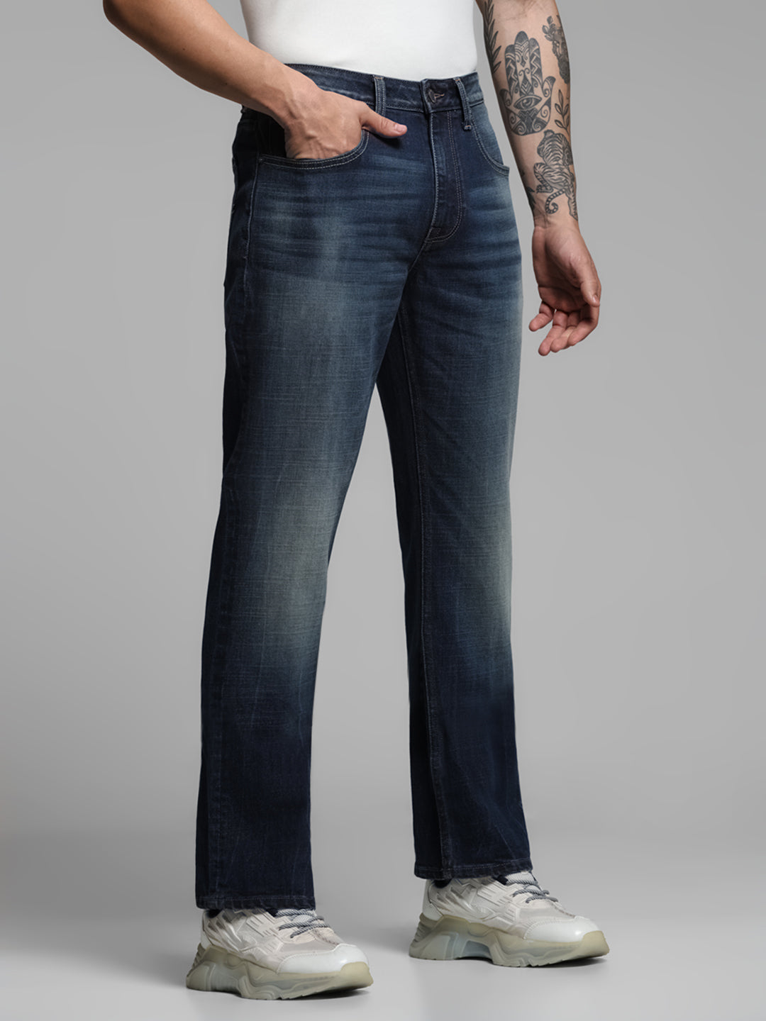 Blue Cliff Bootcut Jeans