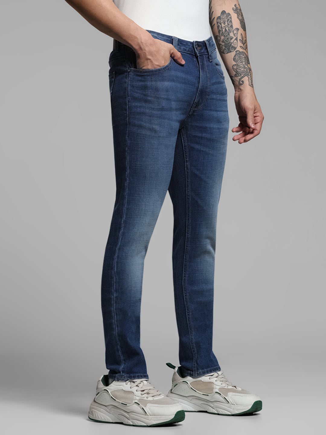 Blue Ben Washed Skinny Jeans