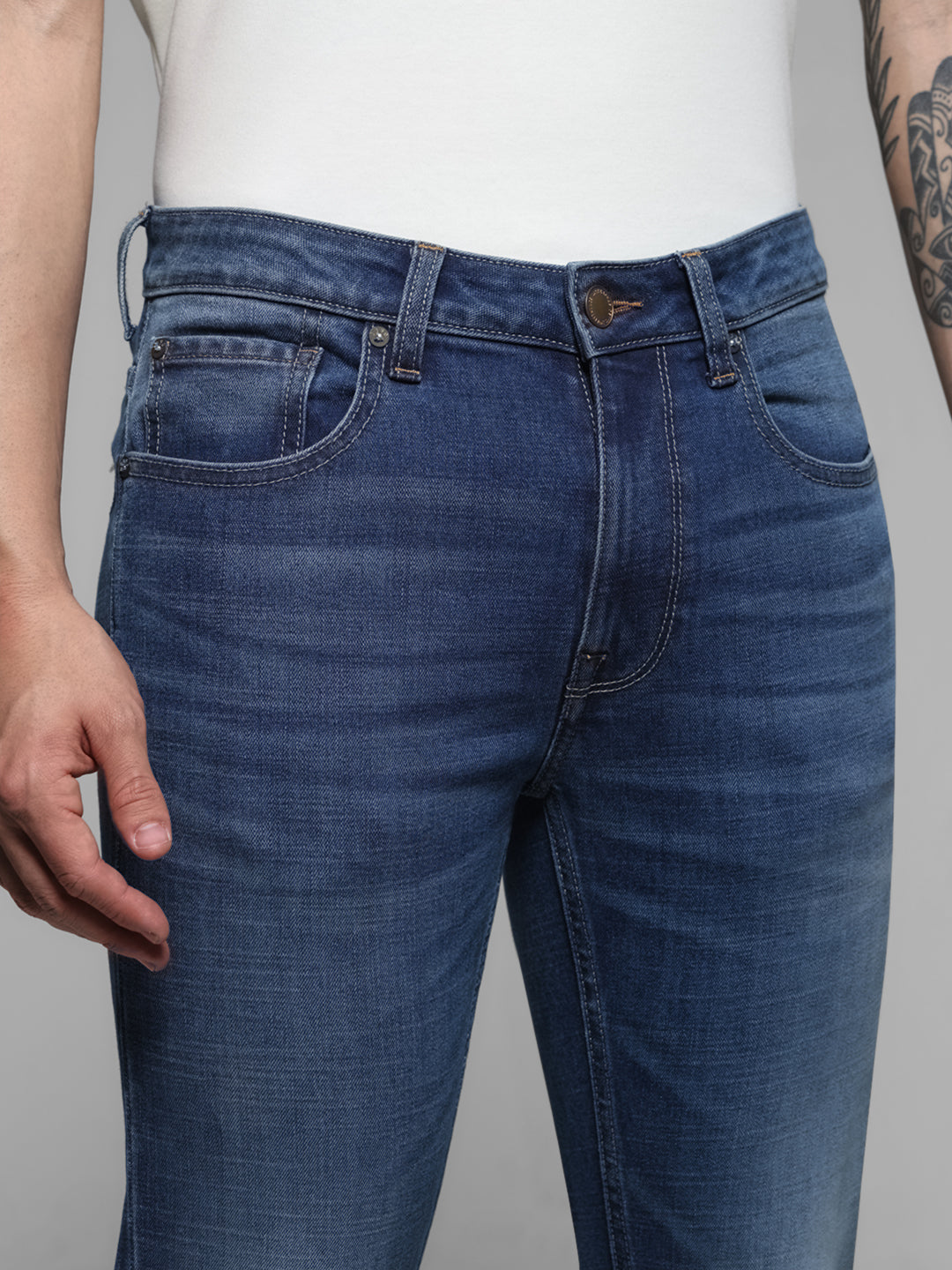 Blue Ben Washed Skinny Jeans