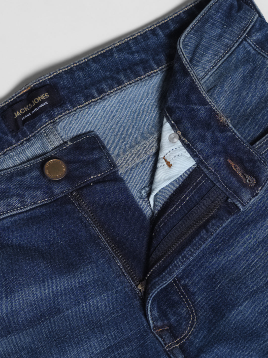 Blue Clark Regular Straight Jeans