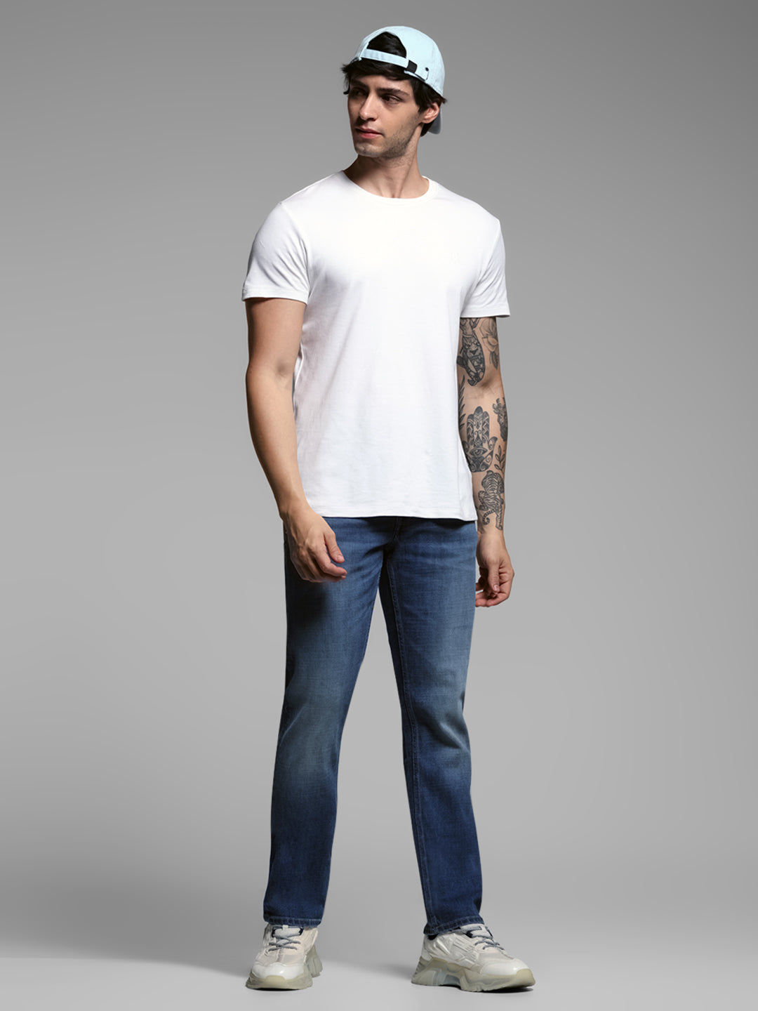 Blue Clark Regular Straight Jeans