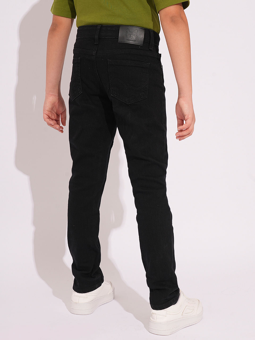 Boys Black Clark Regular Fit Jeans