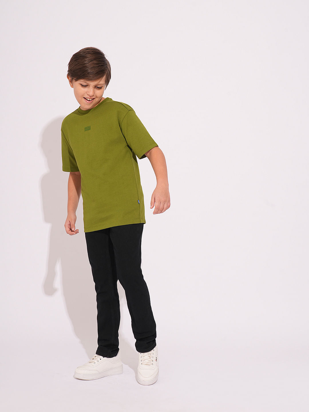 Boys Black Clark Regular Fit Jeans