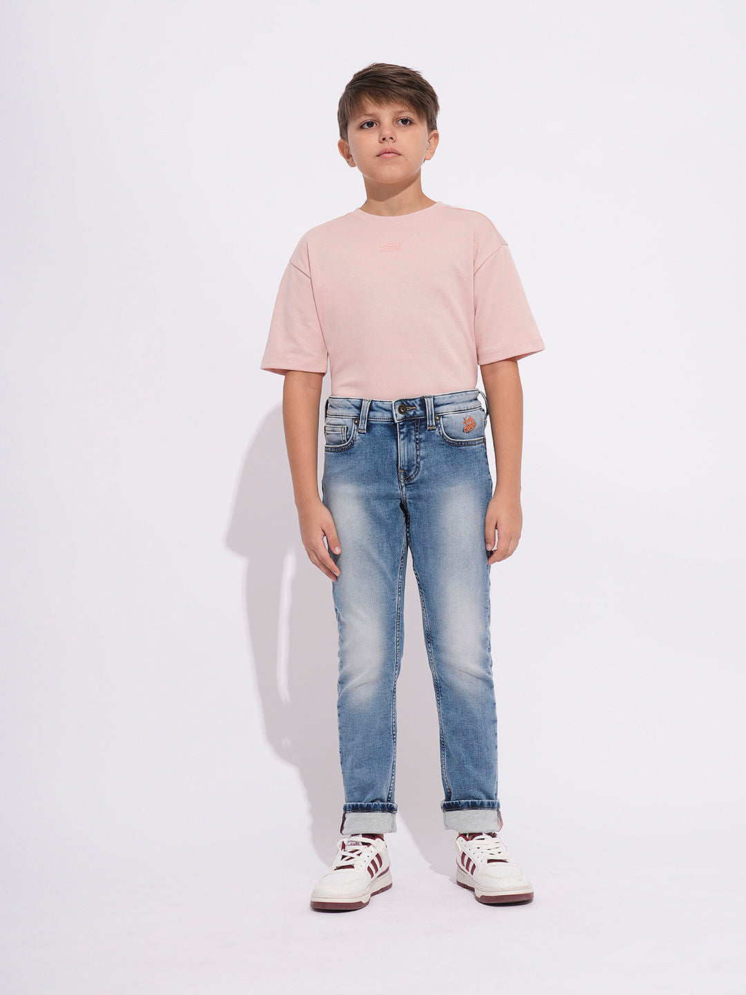 Light Blue Washed Clark Regular Fit Jeans