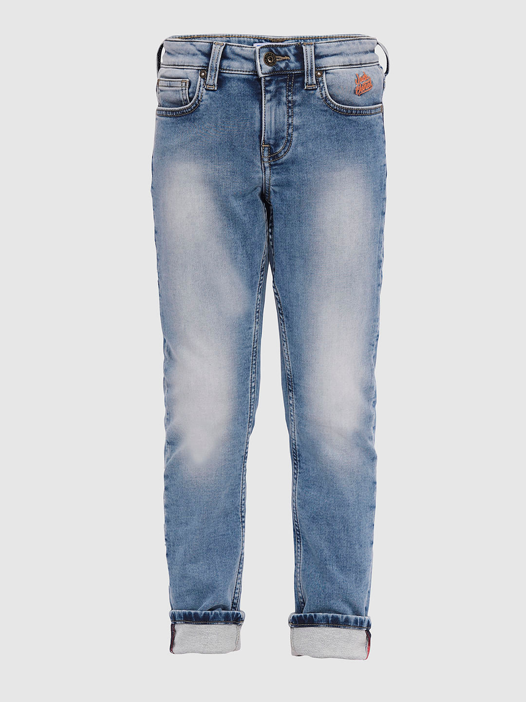 Light Blue Washed Clark Regular Fit Jeans