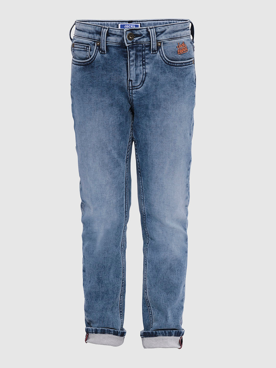 Blue Washed Clark Regular Fit Jeans