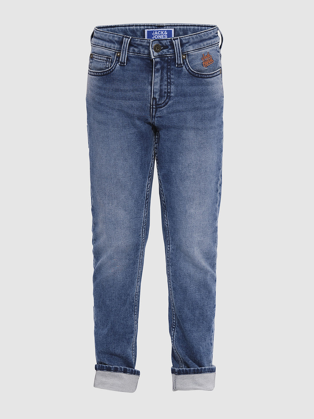 Blue Washed Clark Regular Fit Jeans