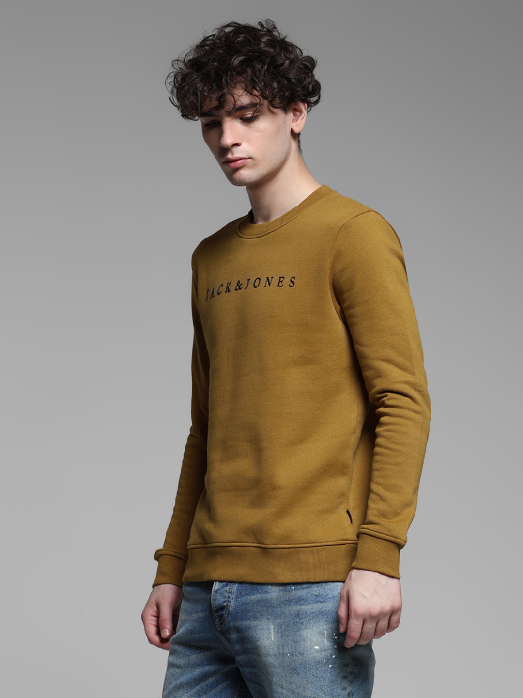 Brown Logo Detail Sweatshirt