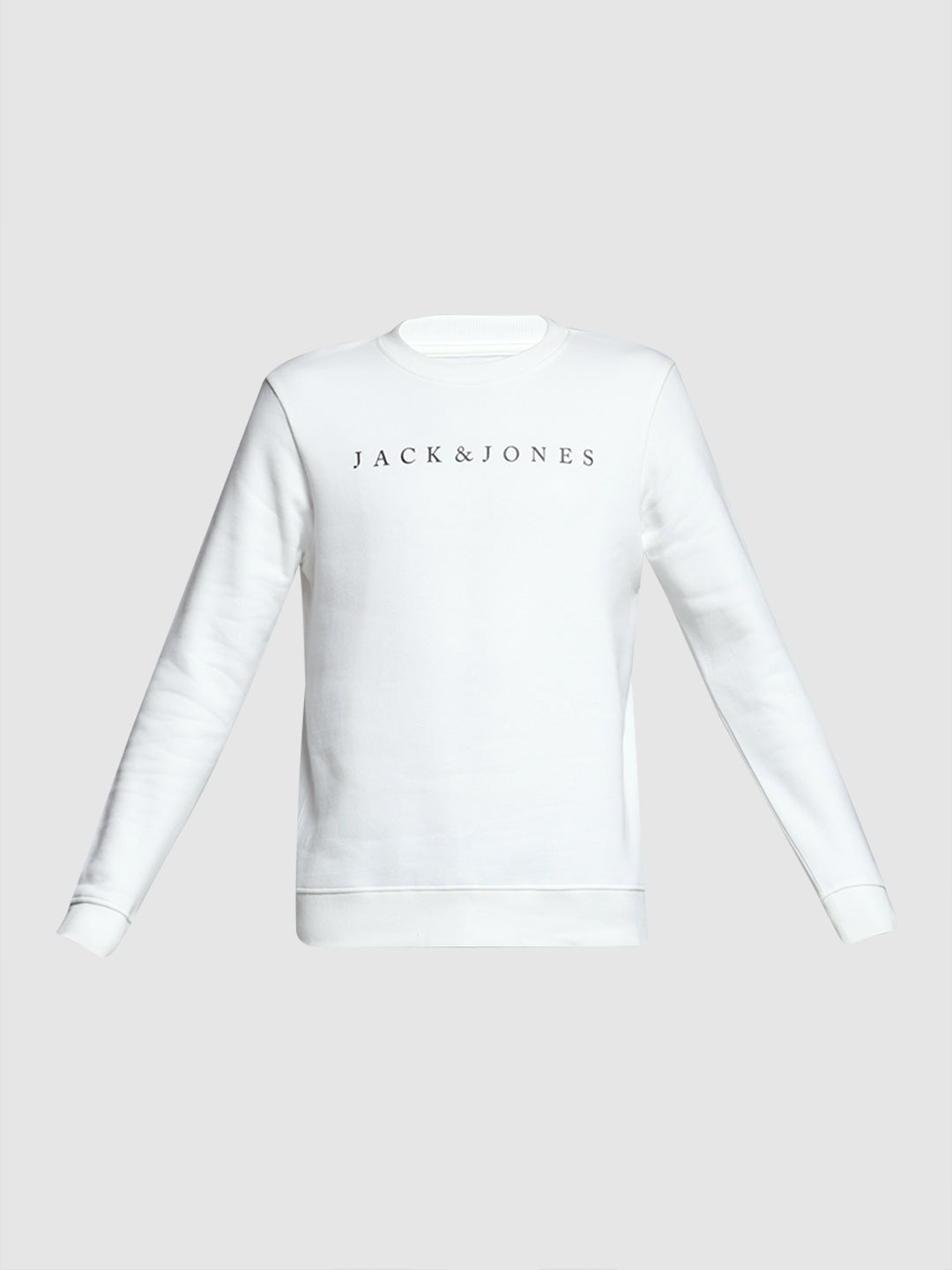 White Logo Detail Sweatshirt