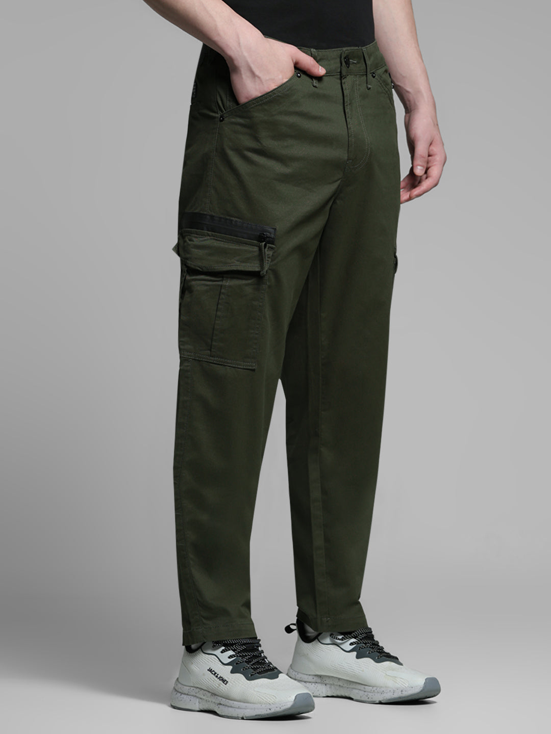 Green Anti Fit Cargos