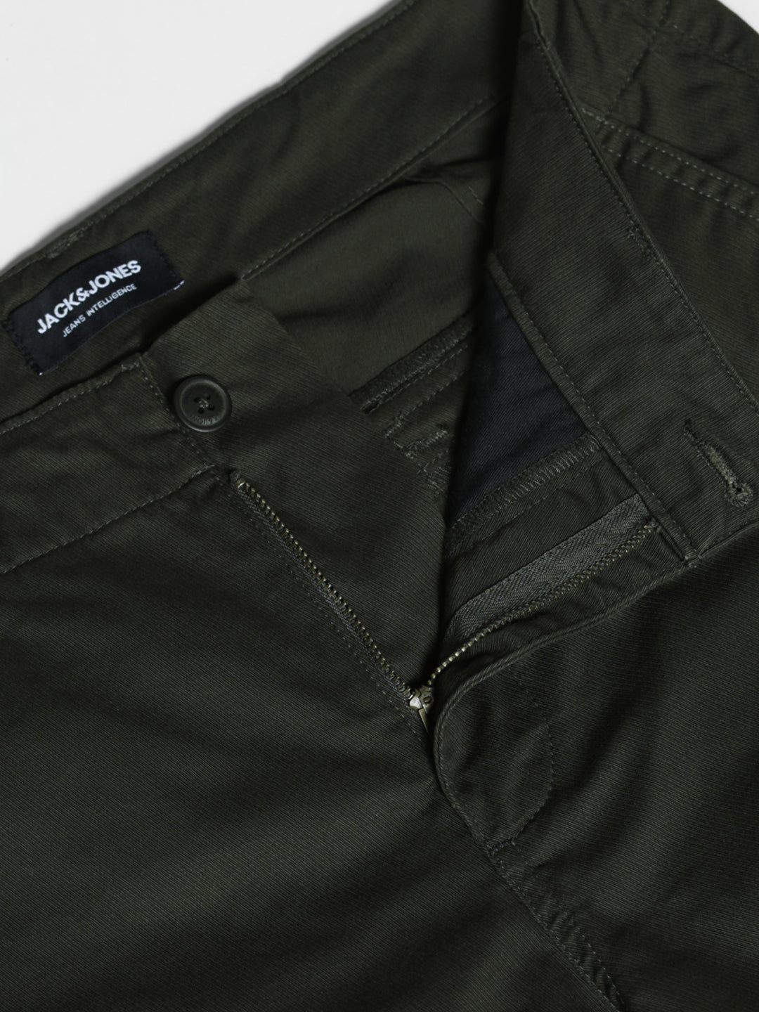 Olive Green Anti Fit Cargos