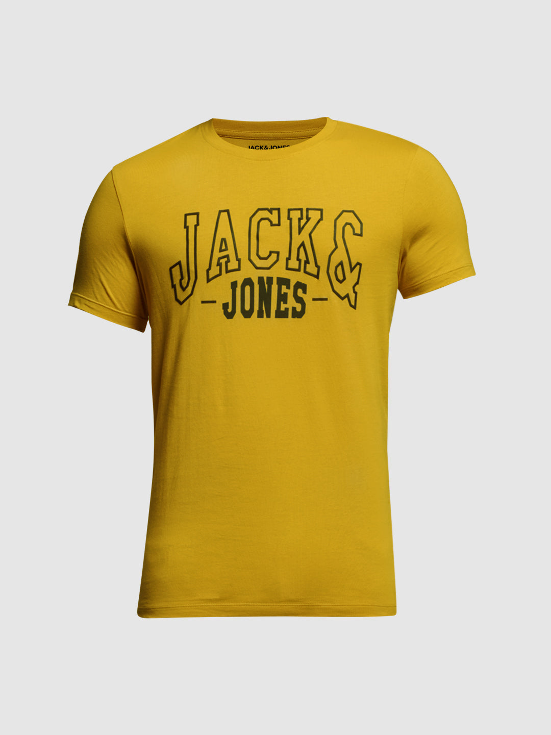 Yellow Logo Print T-shirt