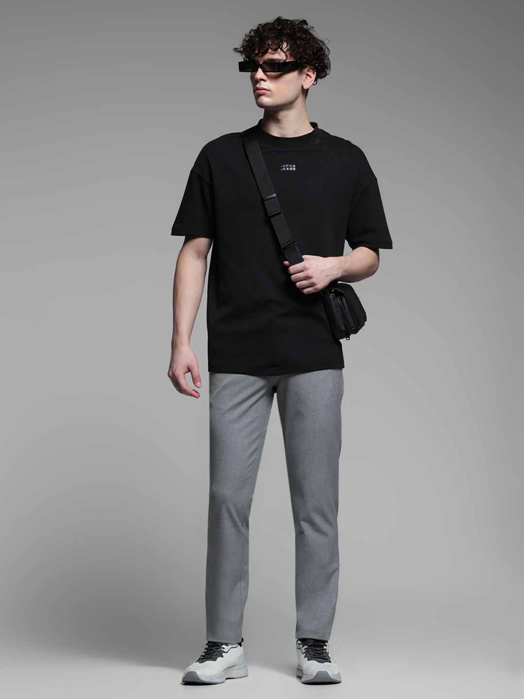 Grey Slim Fit Pants