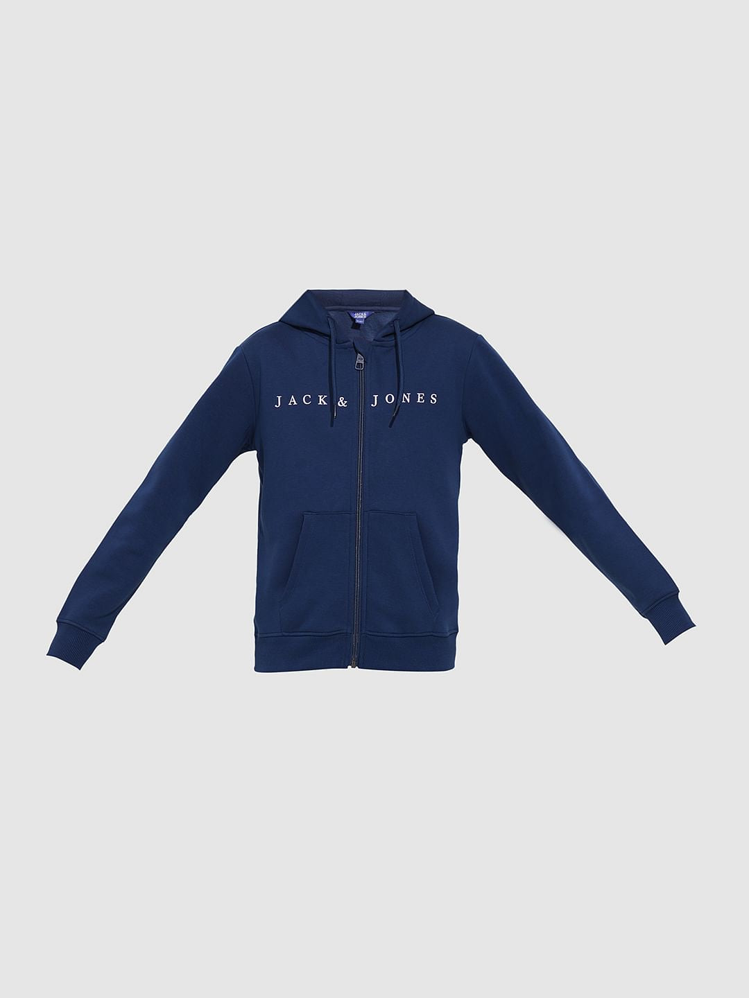 Navy Blue Hooded Co-ord Set Sweatshirt