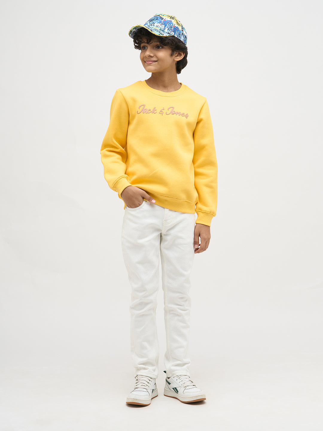 Boys Logo Text Sweatshirt