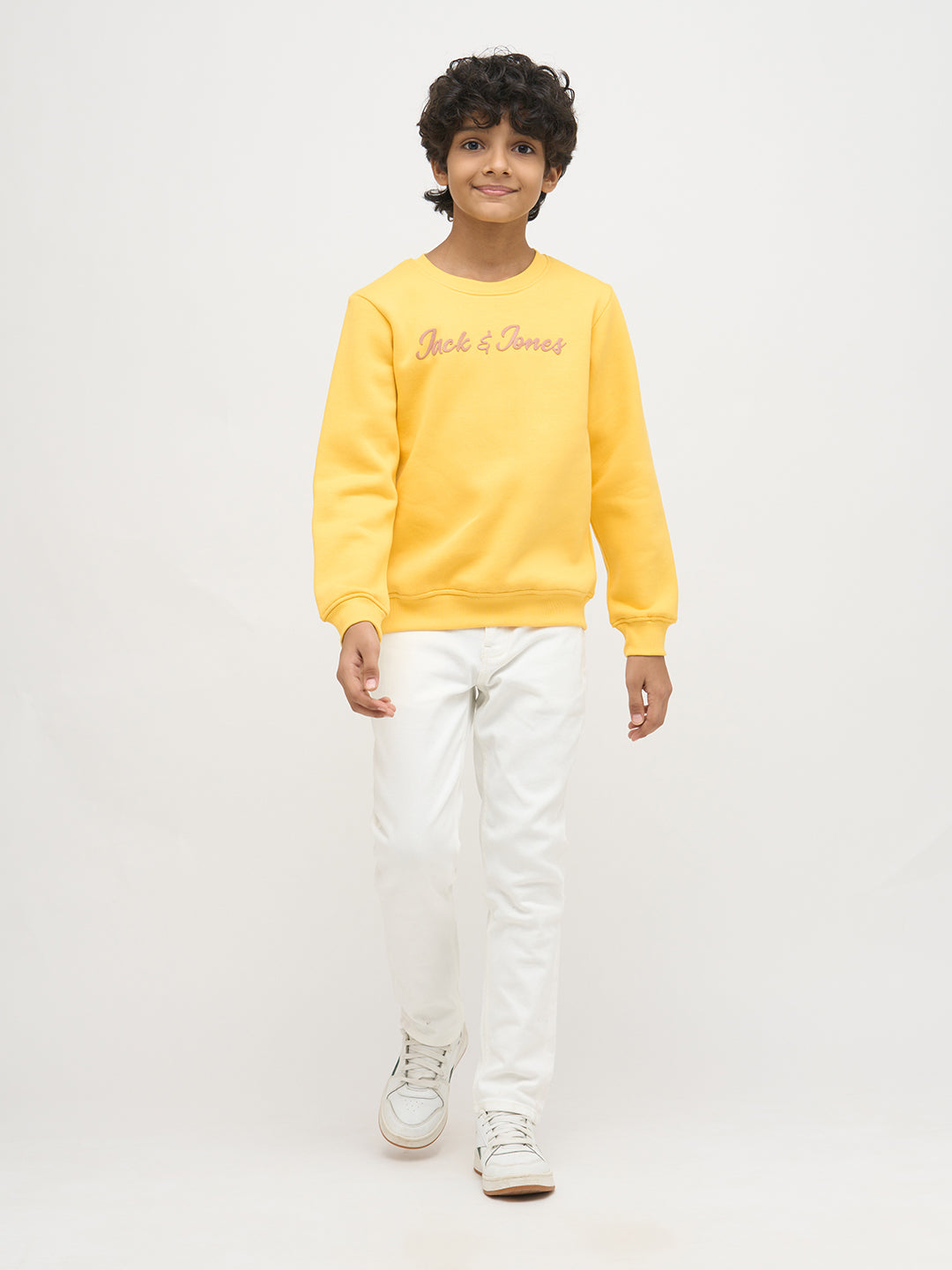 Boys Logo Text Sweatshirt