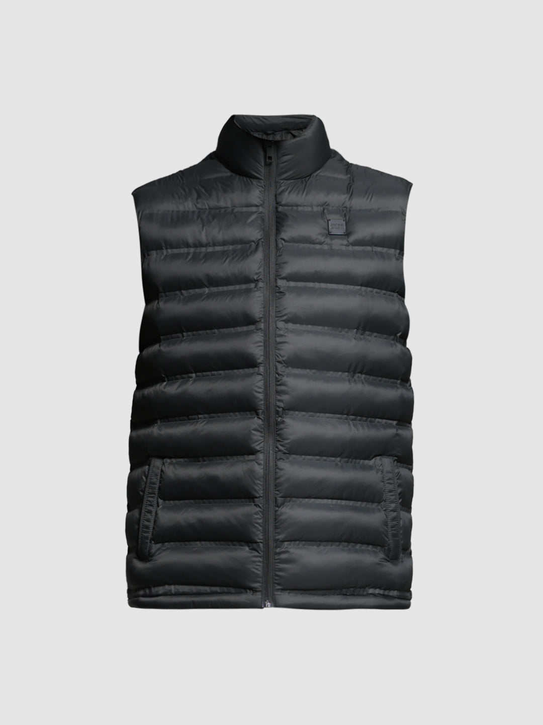 High Neck Puffer Vest Jacket