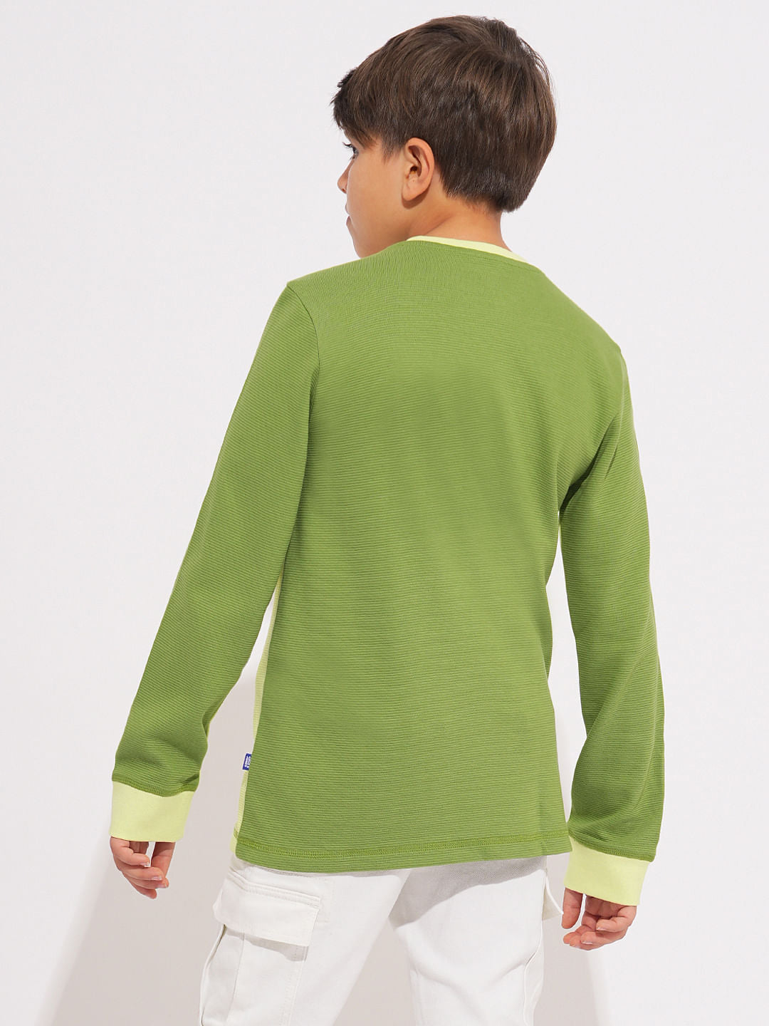 Boys Lime Doggo Print T-shirt