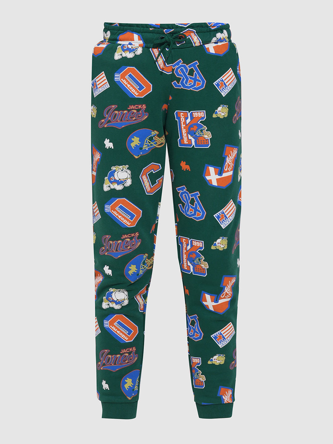 Green Printed Co-ord Set Joggers