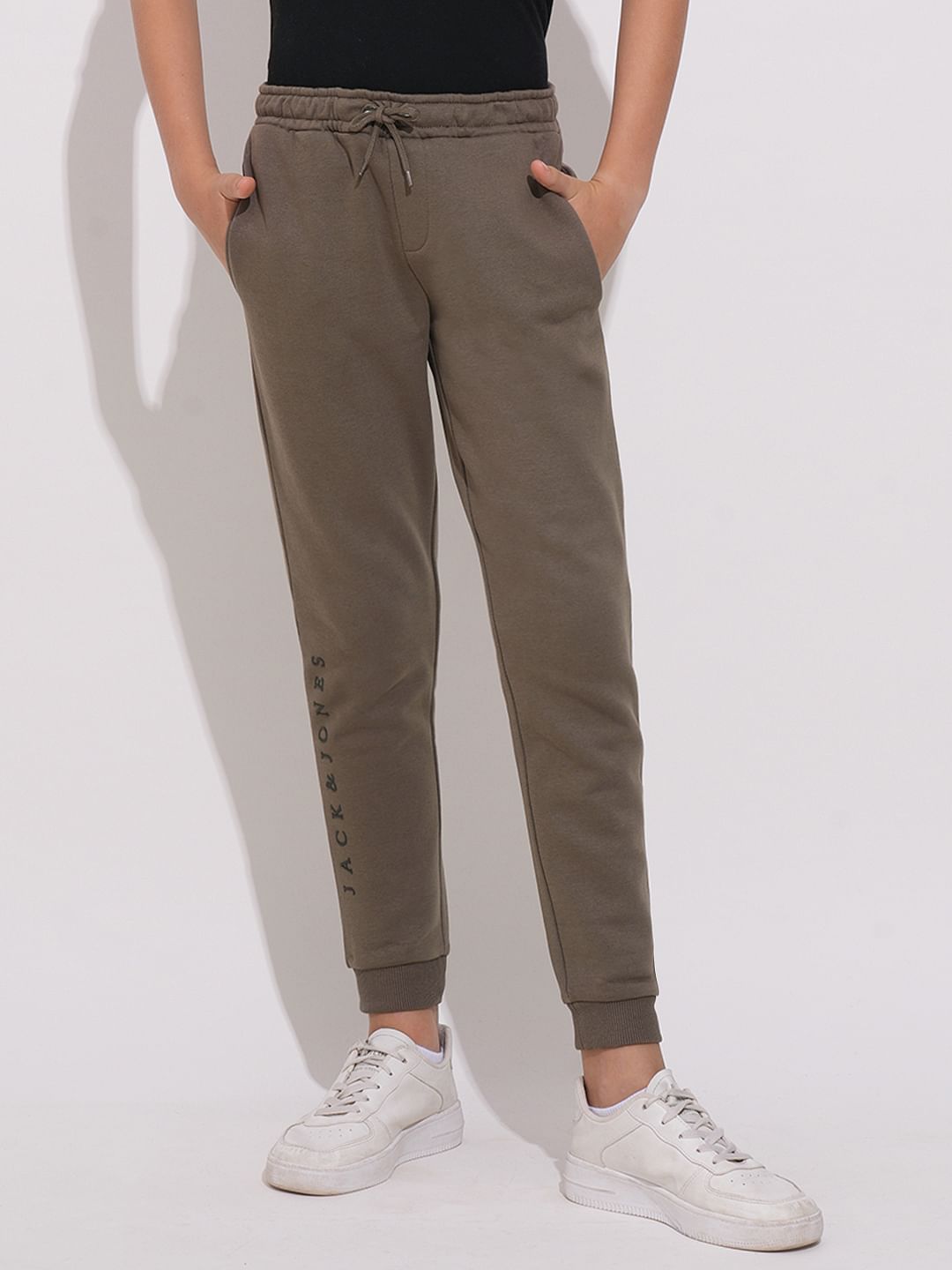 Boys Dark Brown Co-ord Set Joggers