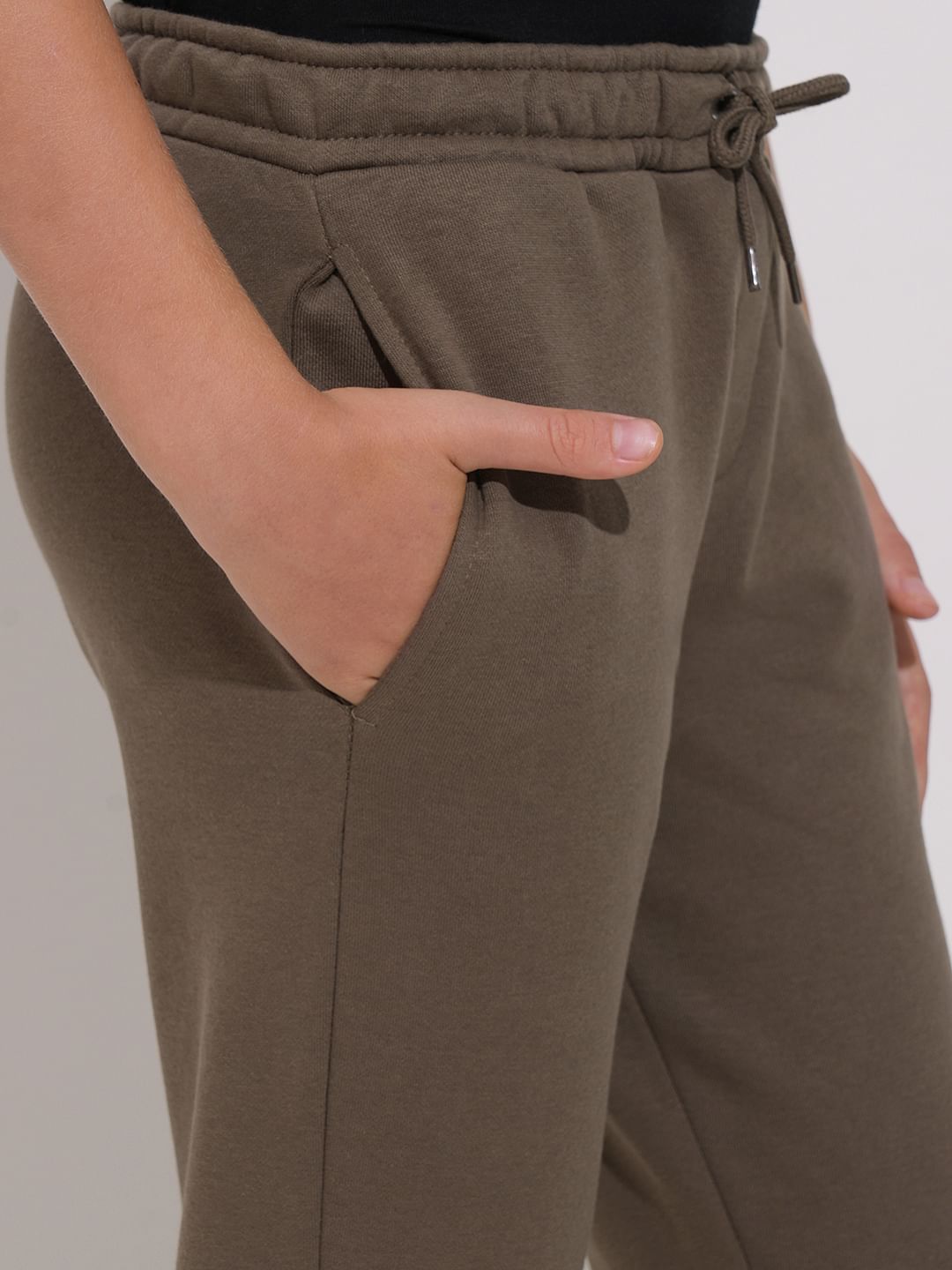 Boys Dark Brown Co-ord Set Joggers