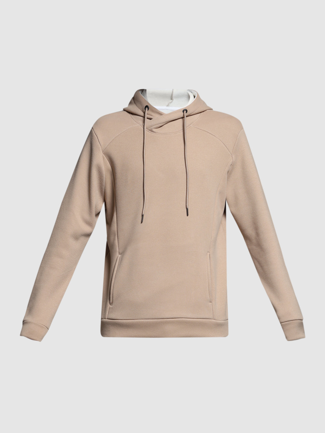 Beige hooded Sweatshirt
