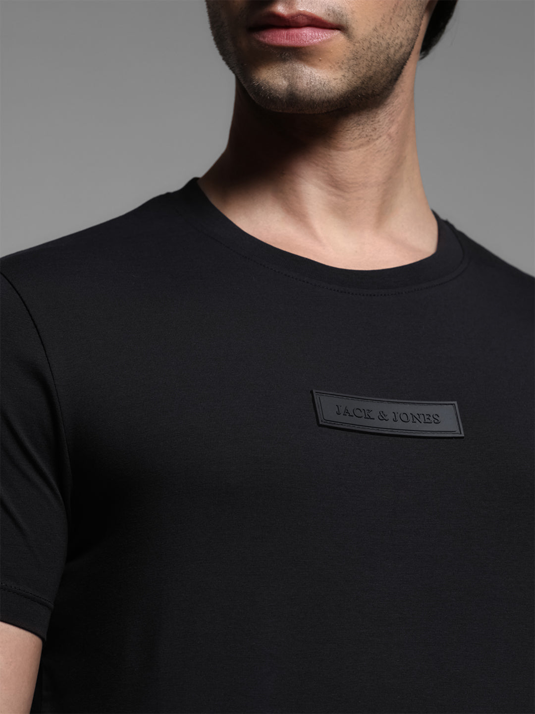 Black Logo Patch T-shirt