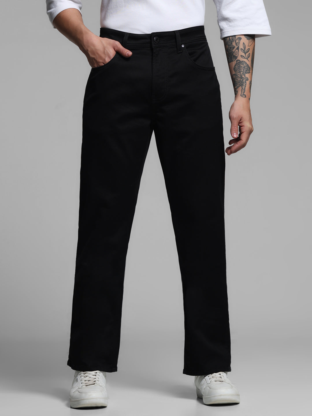Black Cliff Bootcut Jeans