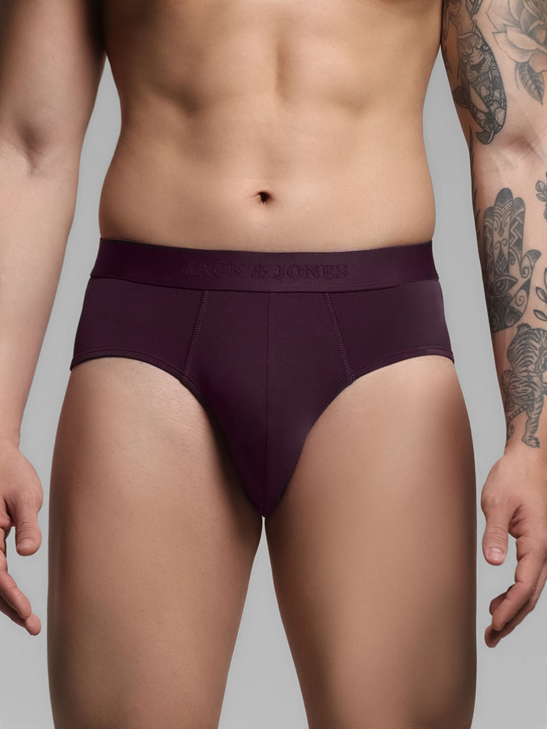 Dark Purple Supima Cotton Briefs