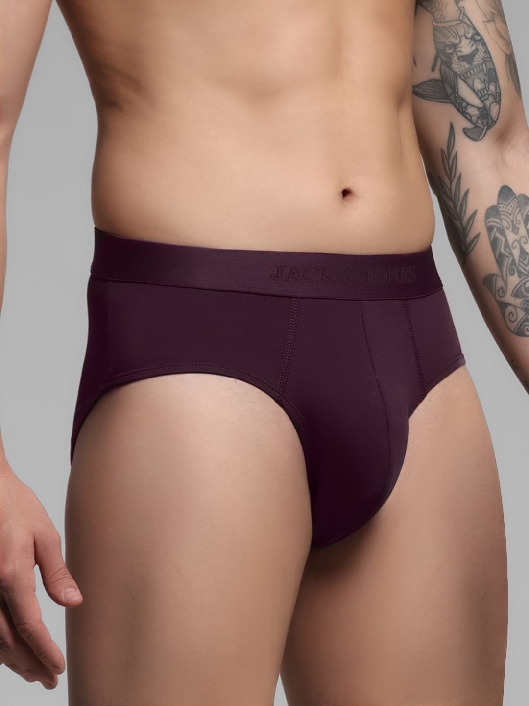 Dark Purple Supima Cotton Briefs