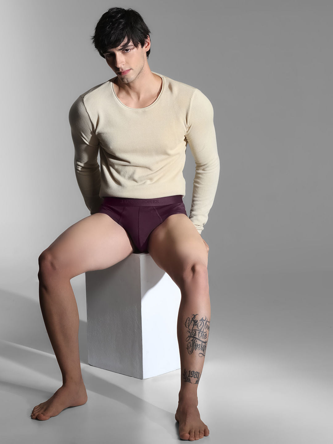 Dark Purple Supima Cotton Briefs