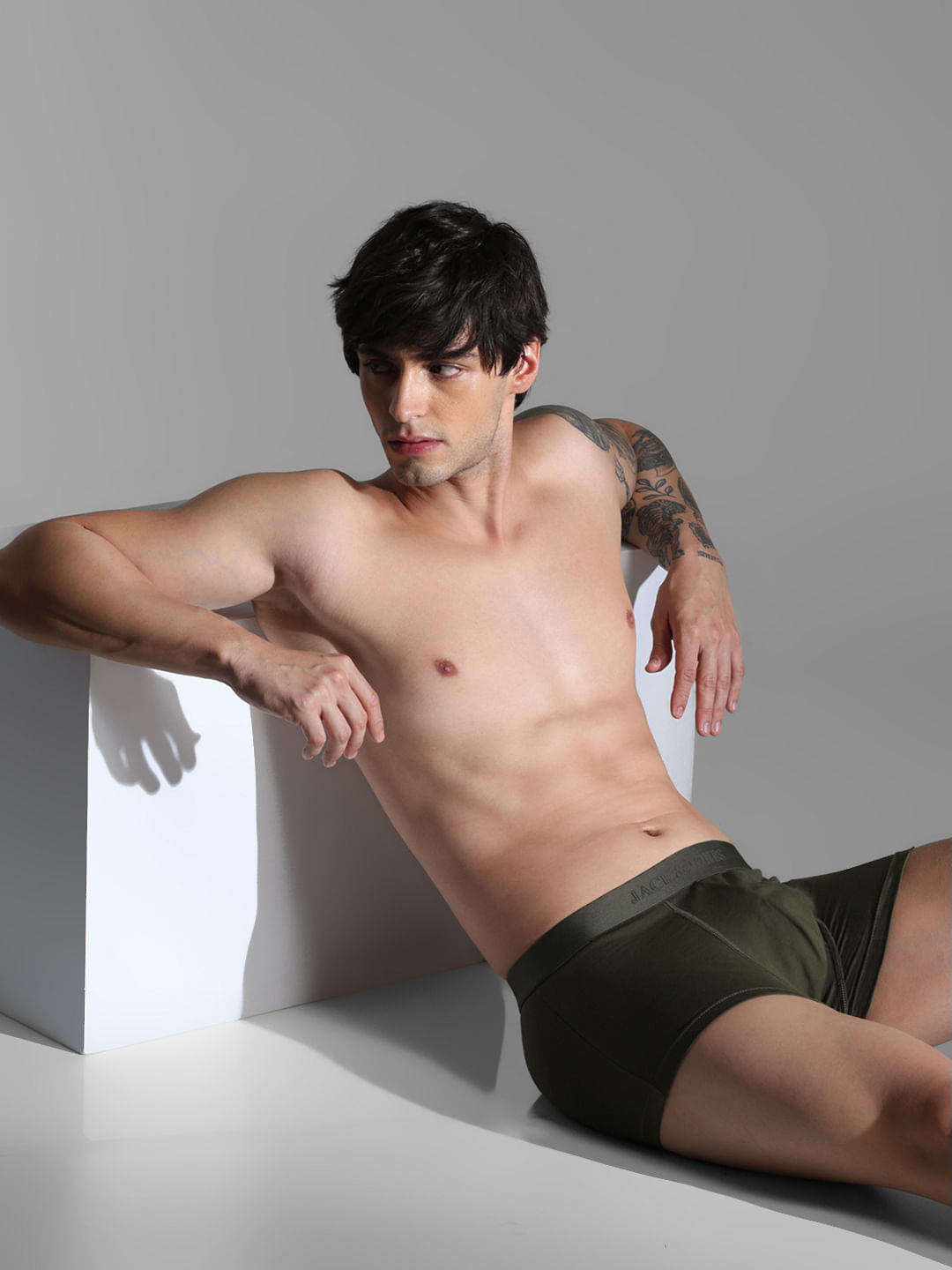 Dark Green Supima Cotton Trunks