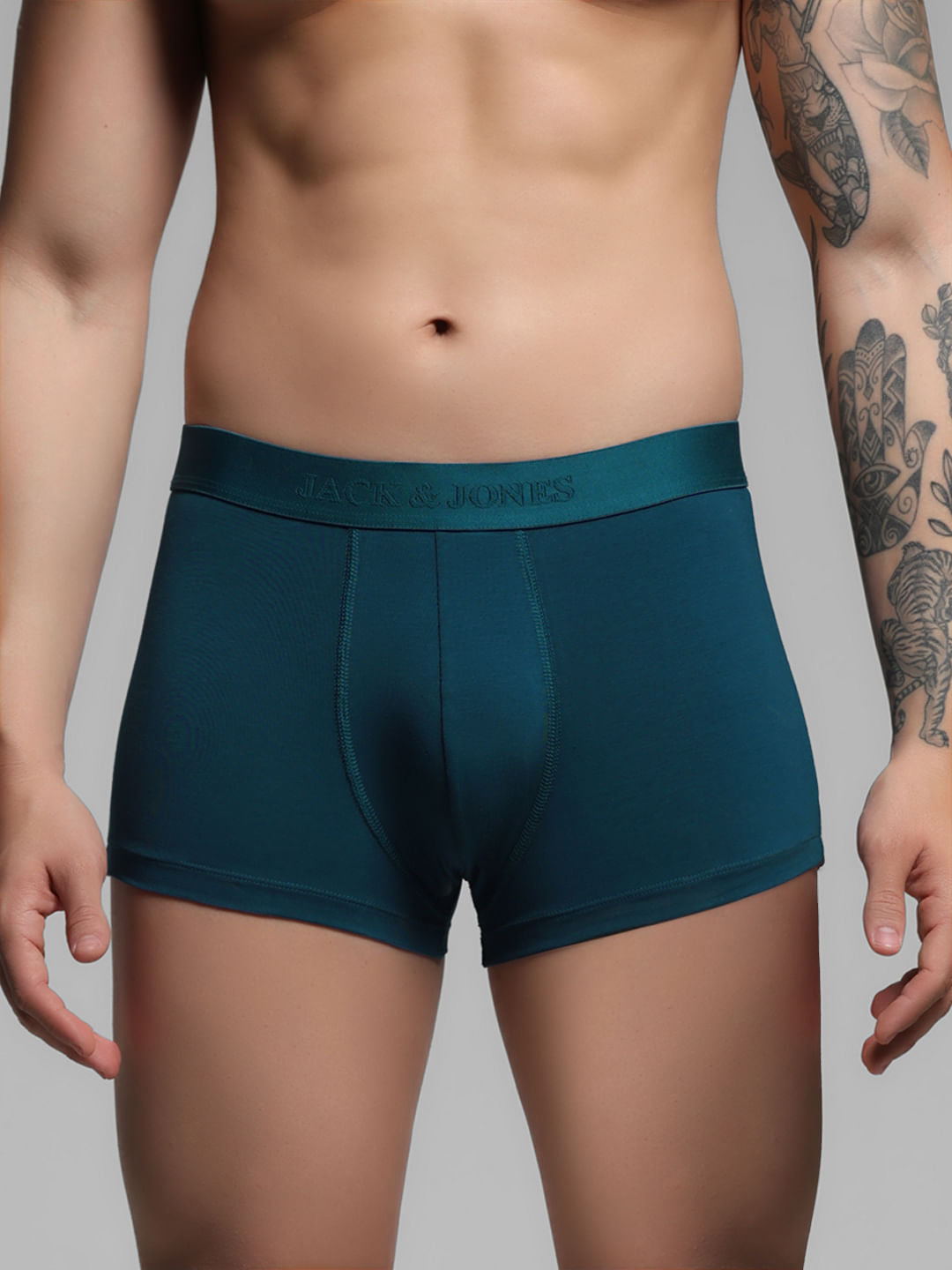 Teal Blue Supima Cotton Trunks
