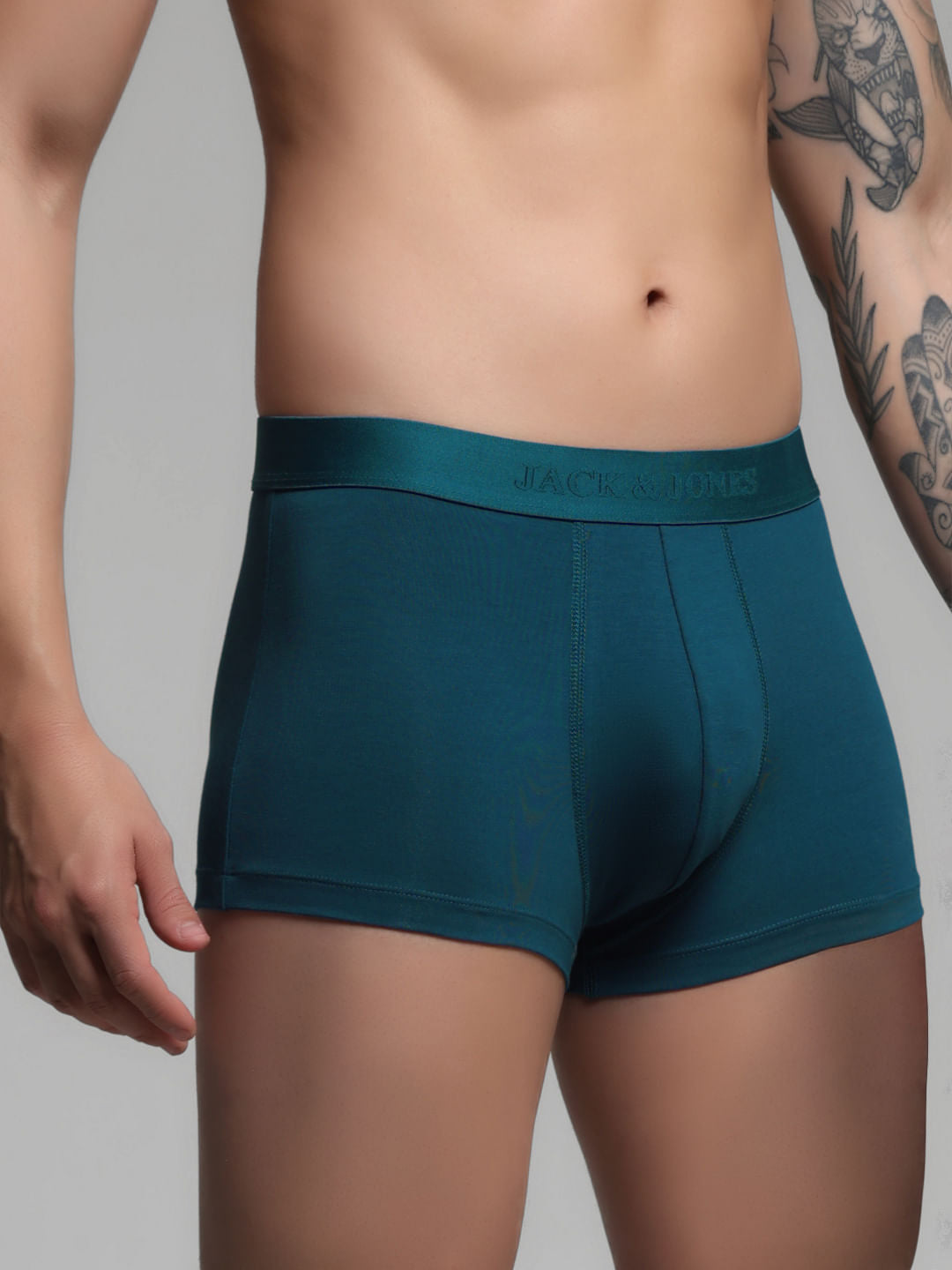 Teal Blue Supima Cotton Trunks